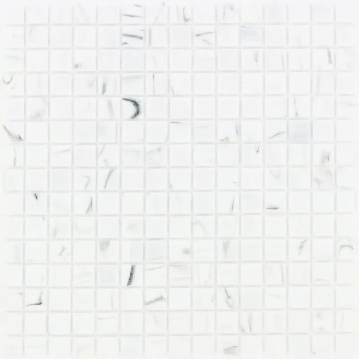 Weiß Marmoriert Mosaik – – 32,6×32,6