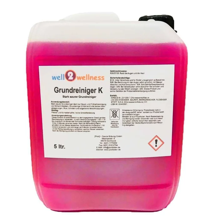 well2wellness Pool Grundreiniger K 5,0 l