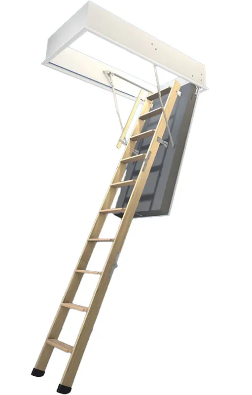 Wellhöfer Bodentreppe GutHolz + 4D Wärmeschutz 246-257 cm 120 x 70 cm (Länge x Breite)