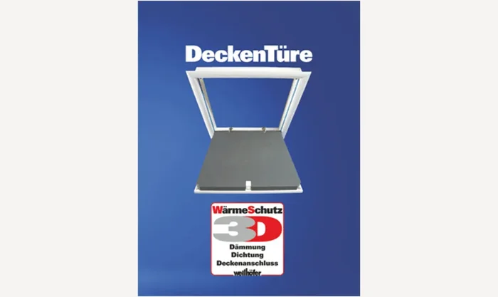 Wellhöfer Deckentüren, Bodenluke, Bodenklappe 3D 50 x 60 cm (Länge x Breite) 10 cm