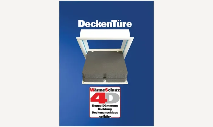 Wellhöfer Deckentüren, Bodenluke, Bodenklappe 4D 60 x 60 cm (Länge x Breite) 15 cm