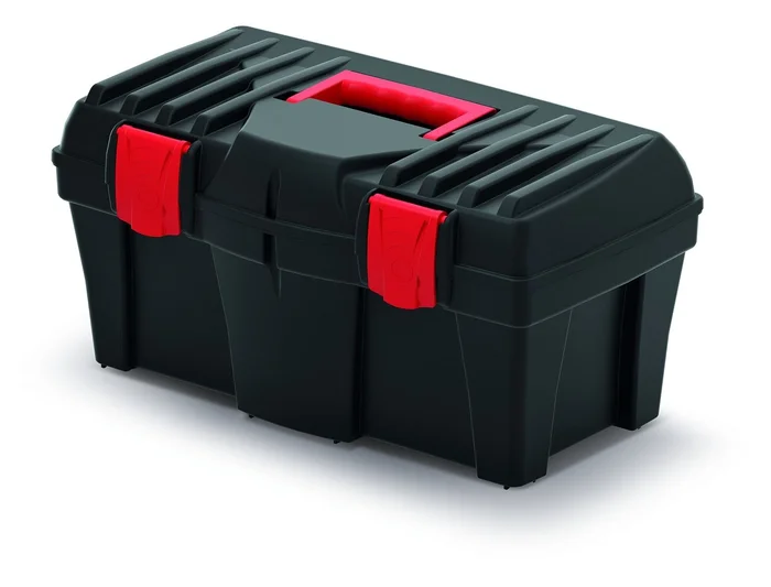 Werkzeugkiste CALIBER, 460 x 257 x 227 mm (schwarz)