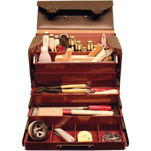 Werkzeugtasche Vielzweck Leder mit Tischler Handwerkzeug 35-teilig