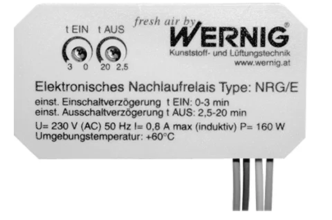 Wernig Nachlaufrelais elektronisch NRG/E für Silent U-60