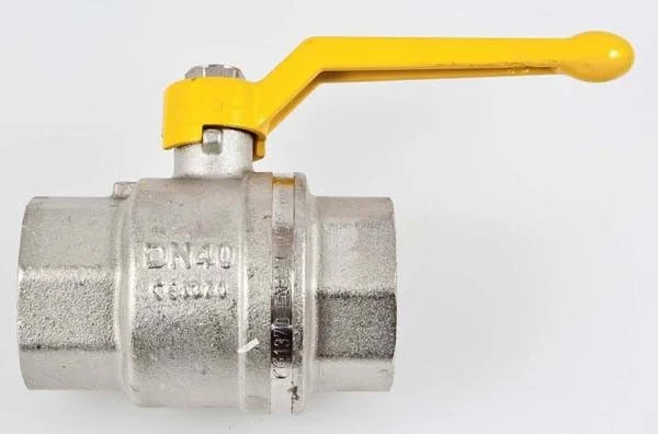 WESA Kugel Durchgangsventil 860-08, PN 1 DN 40, 1 1/2″, mit gelbem Griff