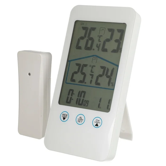 Wetterstation mit Temperatur und Luftfeuchtigkeitsmessung