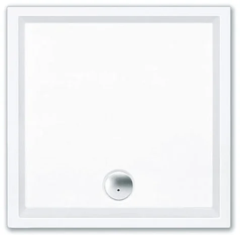 Wien-Acryl Duschwanne 100x100x4 cm, weiß