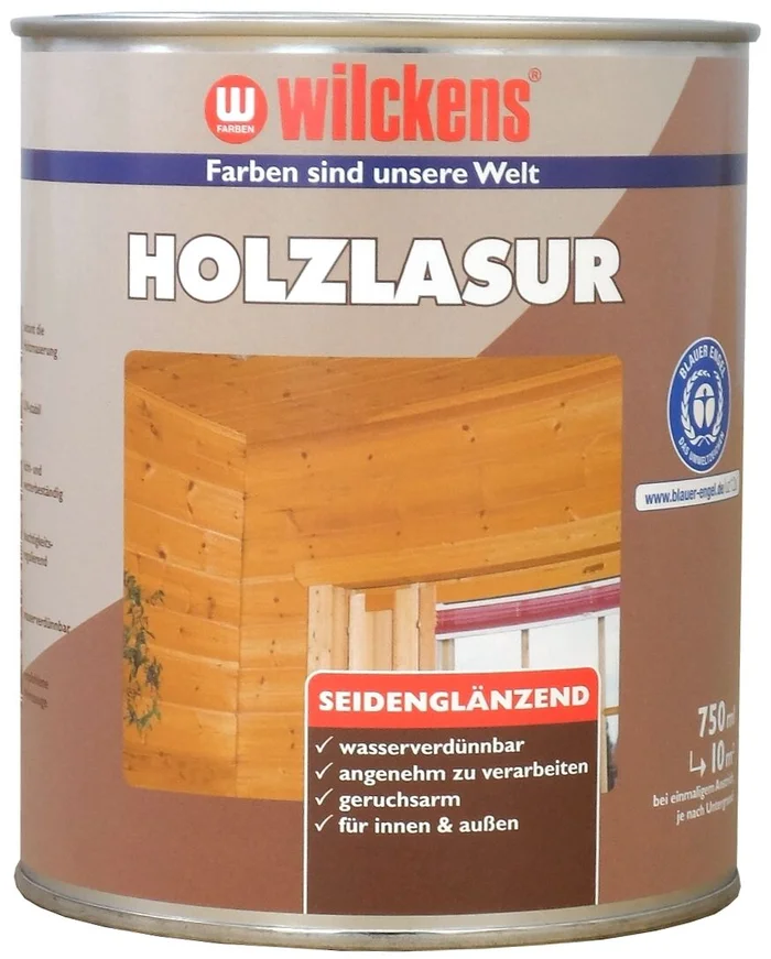 Wilckens Holzlasur Lf seidenglänzend, 750 ml (eiche)
