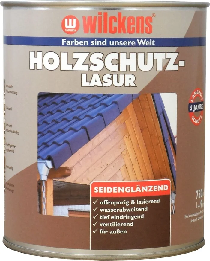 Wilckens Holzschutzlasur seidenglänzend, 750 ml (palisander)