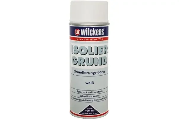 Wilckens Isoliergrund Grundierungspray matt, 400 ml (weiß)