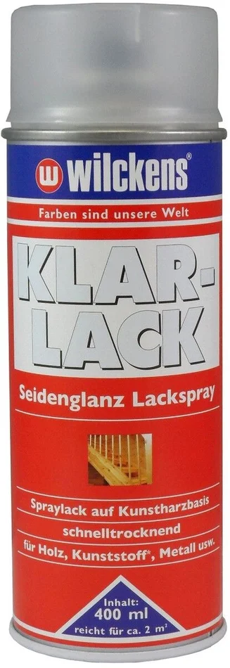 Wilckens Klarlack seidenglänzend, 400 ml (transparent)