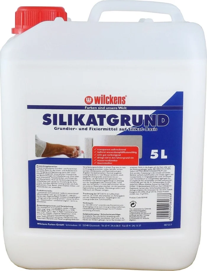 Wilckens Silikat Grund, 5 L (transparent)