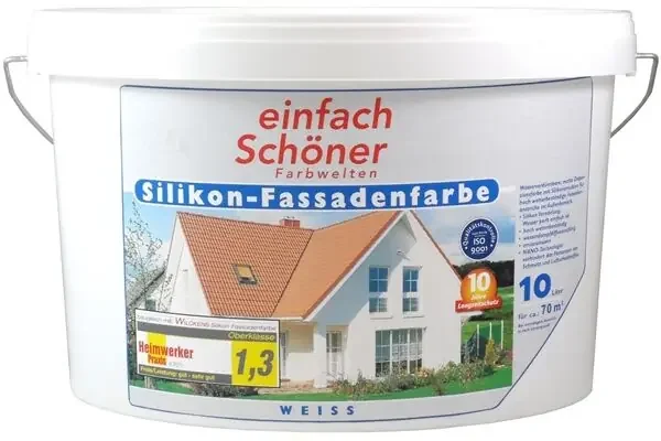 Wilckens Silikon Fassadenfarbe matt, 10 L (weiß)