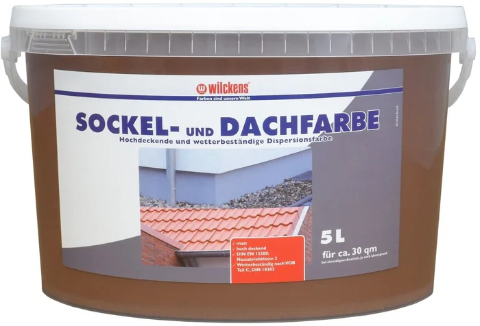 Wilckens Sockel- & Dachfarbe matt, 5 L (havanna)