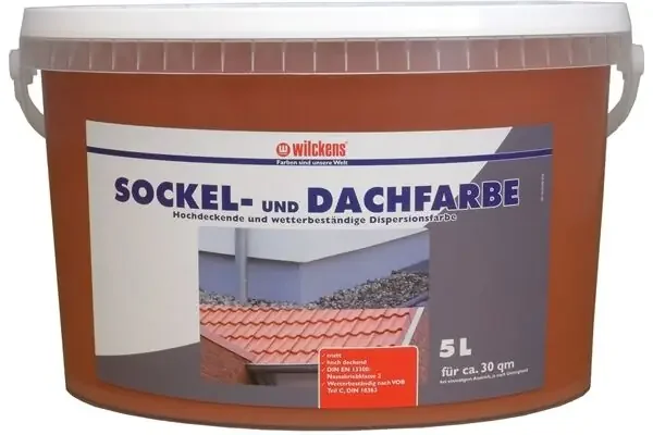 Wilckens Sockel- & Dachfarbe matt, 5 L (ziegel)