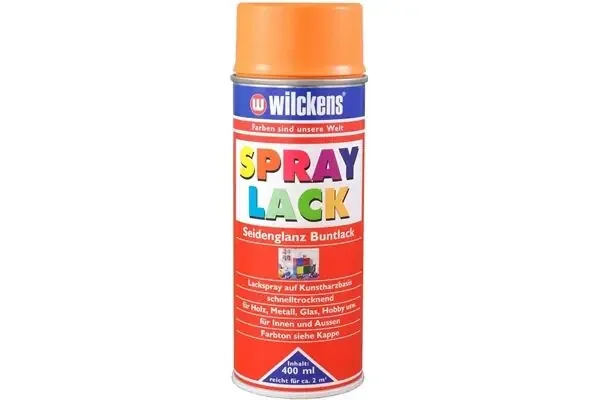 Wilckens Spray Lack seidenglanz, 400 ml (pastellorange) RAL 2003