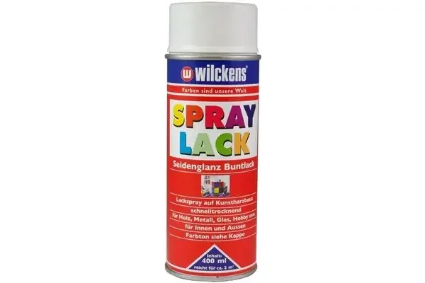 Wilckens Spray Lack seidenglanz, 400 ml (reinweiß)