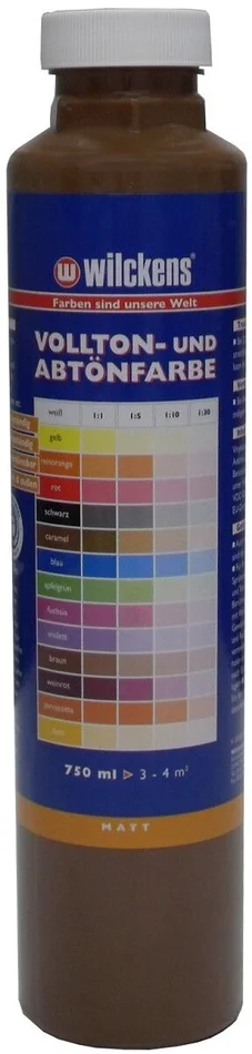 Wilckens Vollton- und Abtönfarbe matt, 750 ml (braun)