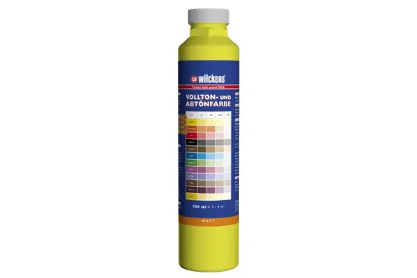 Wilckens Vollton- und Abtönfarbe matt, 750 ml (gelb)