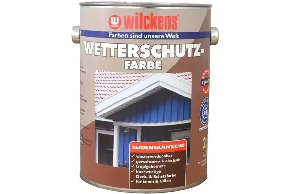 Wilckens Wetterschutzfarbe seidenglänzend, 2,5 L (anthrazitgrau) RAL 7016