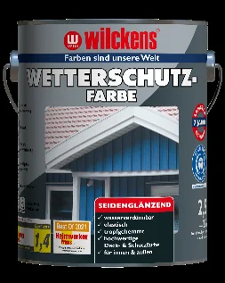 Wilckens Wetterschutzfarbe seidenglänzend, 2,5 L (braun)