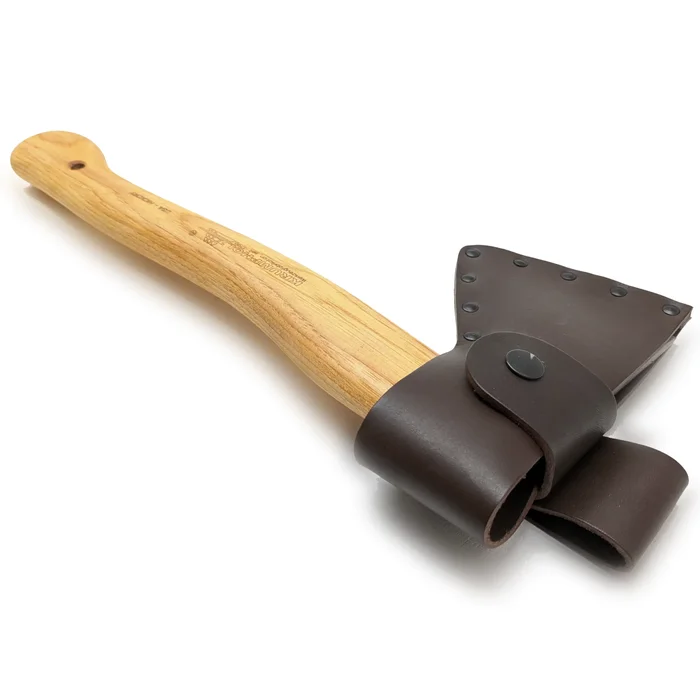 Wildererbeil – 600 Gramm – USA-Hickorystiel – Lederschutz – Nr. 0108