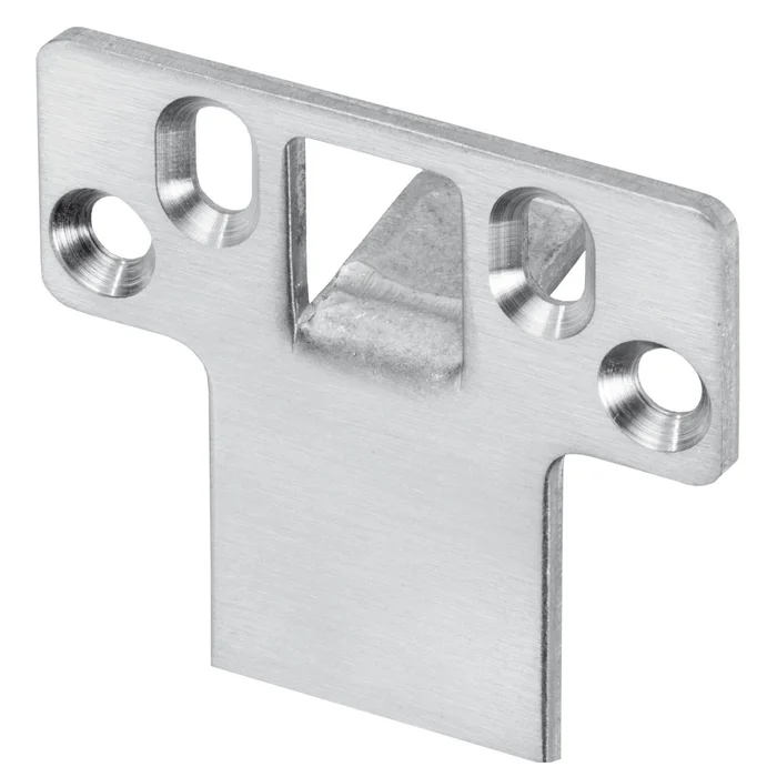 Wilka Stangenschließblech P645, für Verriegelung nach oben, Edelstahl