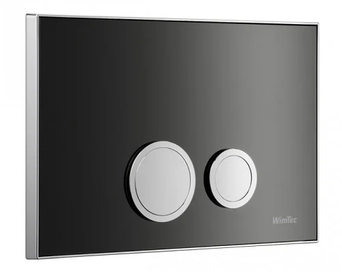 WimTec Drückerplatte Ocean T2, schwarz