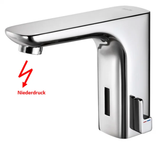 WimTec LOFT Batteriebetrieb 9 V mit Mischer Niederdruck