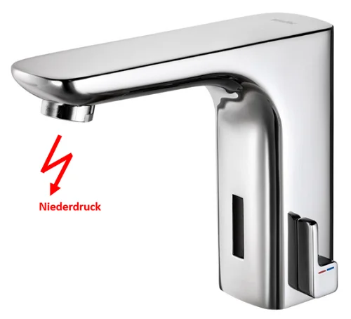 WimTec LOFT Netzbetrieb 230 V mit Mischer Niederdruck