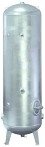 Windkessel verzinkt 6 bar 500 Liter, mit Füßen, ohne Isolierung