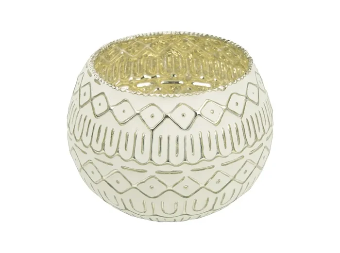 Windlicht „Patti“ Weiß