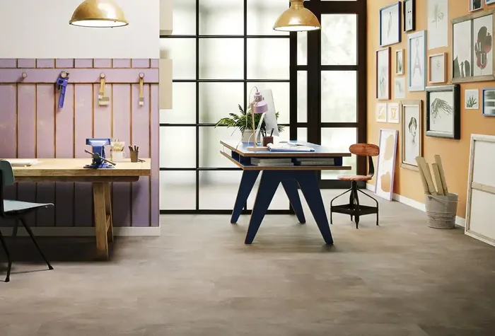 Wineo Purline Bioboden 1000 Stone L Urban Concrete Smoke Klicken Multi-Layer Rigid