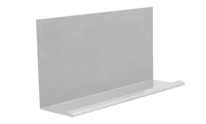 Winkelblech, Alu, mit Wasserfalz, 250 x 1000 mm