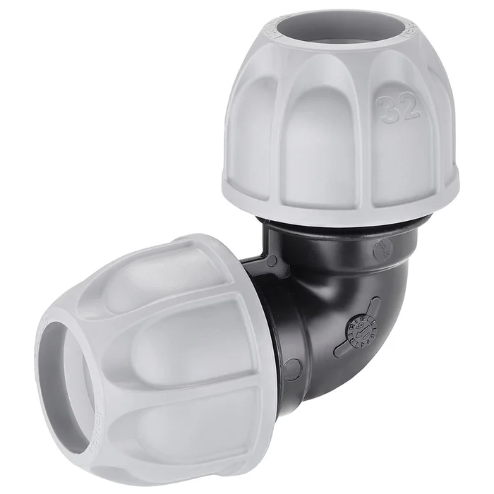 Winkelstück 90 für PE-Rohre Ø 32 mm