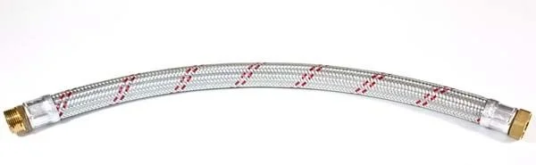 WIP KWA flexibler Panzerschlauch F412402070, DN 25, 1″, Länge 700 mm