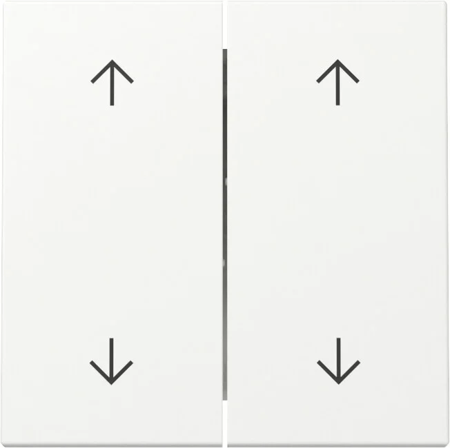 Wippe 2f Pfeile System 55 Reinweiß m