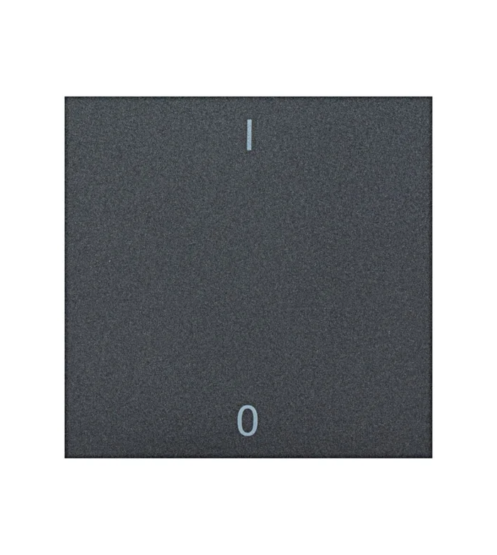 Wippe 50 mit Symbolen I/0, anthrazit