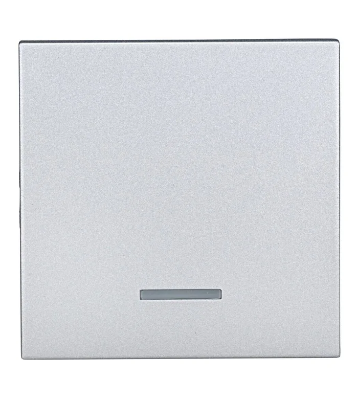 Wippe 50 mit transparenter Linse, Silber