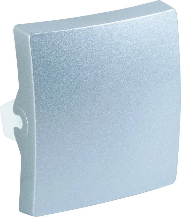 Wippe Wechsel-/Kreuzschalter und Taster, Kreta (silber)