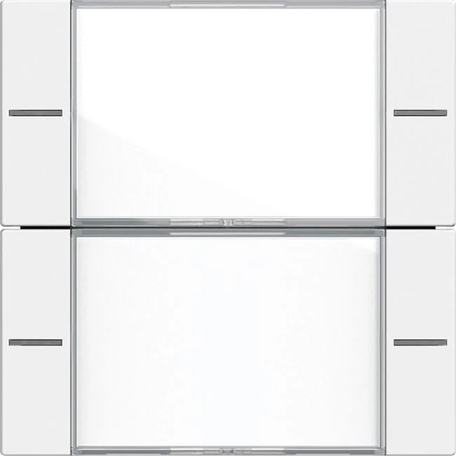 Wippenset 2f BSF Tastsens.4 System 55 Kl ar/Reinweiß m