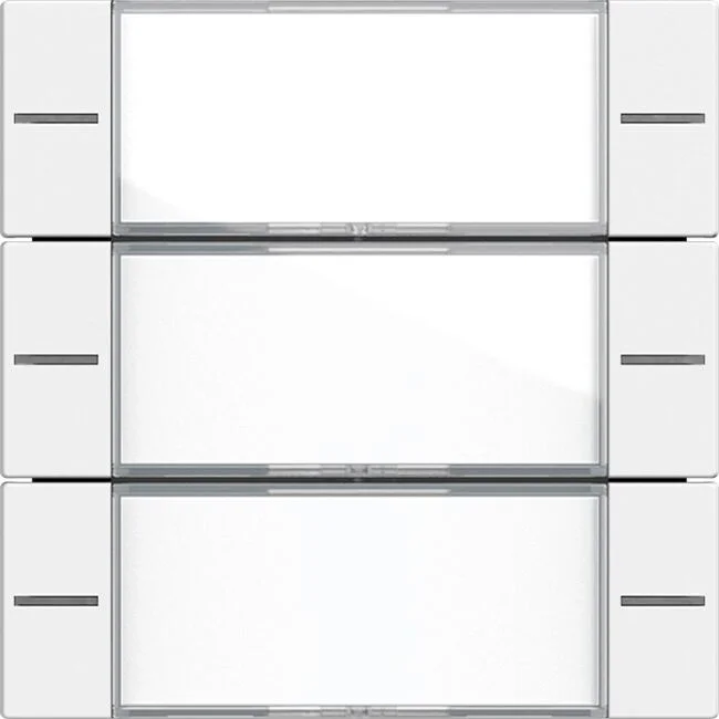 Wippenset 3f BSF Tastsens.4 System 55 Kl ar/Reinweiß m