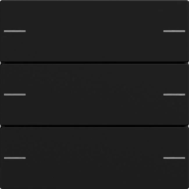 Wippenset 3f Tastsens.4 System 55 Schwar z m