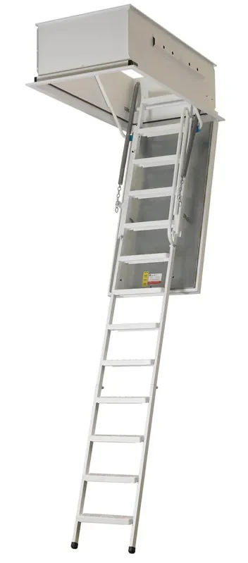 Wippro Dachbodentreppe Eurostep 140 x 70 cm (Länge x Breite) Ohne Oberdeckel