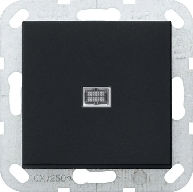 Wippschalter BS 20 AX Aus 2-p Kontroll S ystem 55 Schwarz m