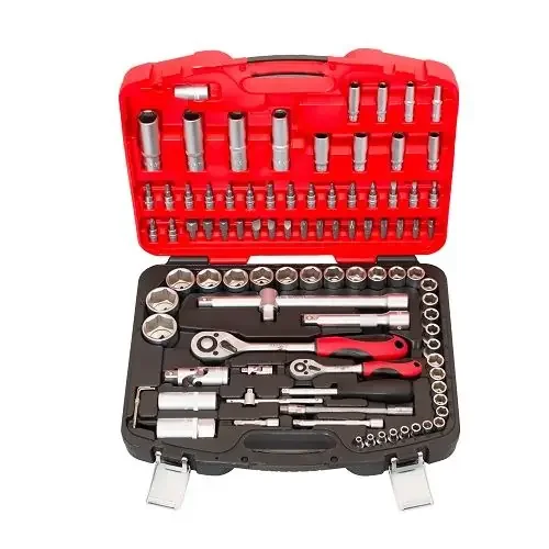 WISVO Steckschlüsselset 1/4″+1/2″, 93-TLG W31990094