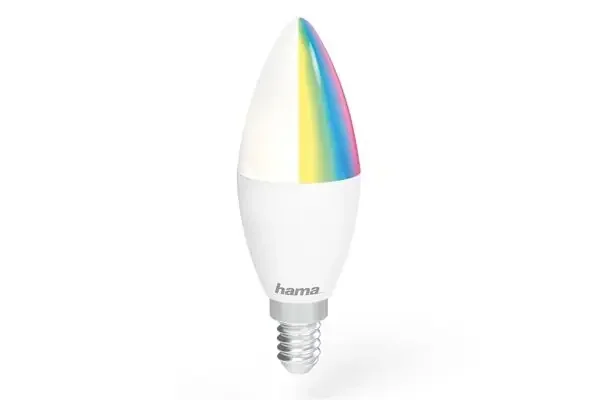 WLAN-LED-Lampe, E14, 5,5W, RGBW, für Sprach-/App-S
