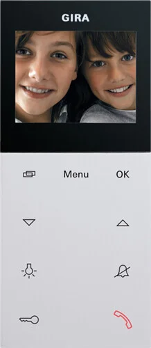 Wohnungsstation Video AP Plus System 55 Reinweiß m