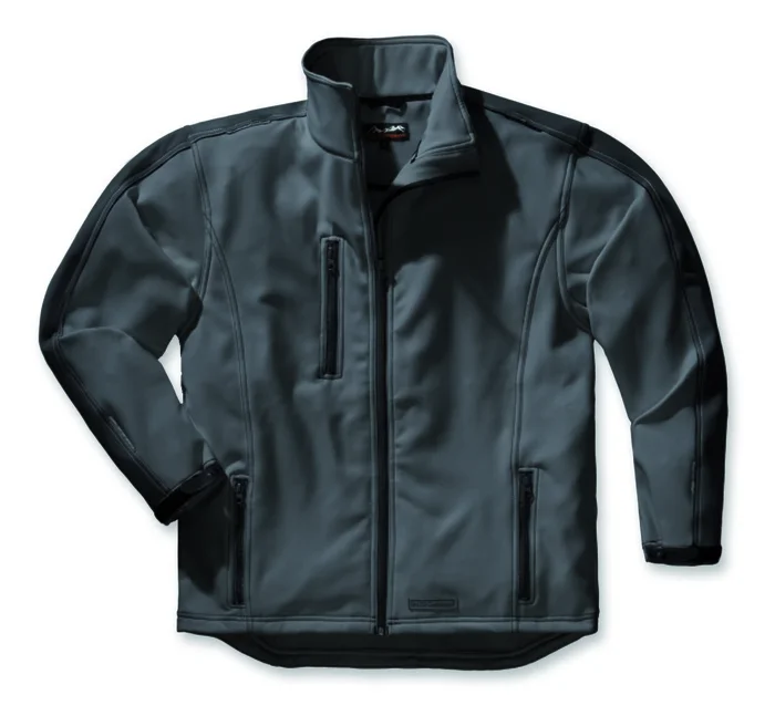 Workpower Softshelljacke, Gr. L (grau/schwarz)