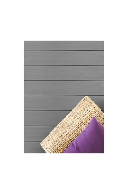 WPC Hohlkammerdiele 26 x 145 mm 400 cm Grau mattiert